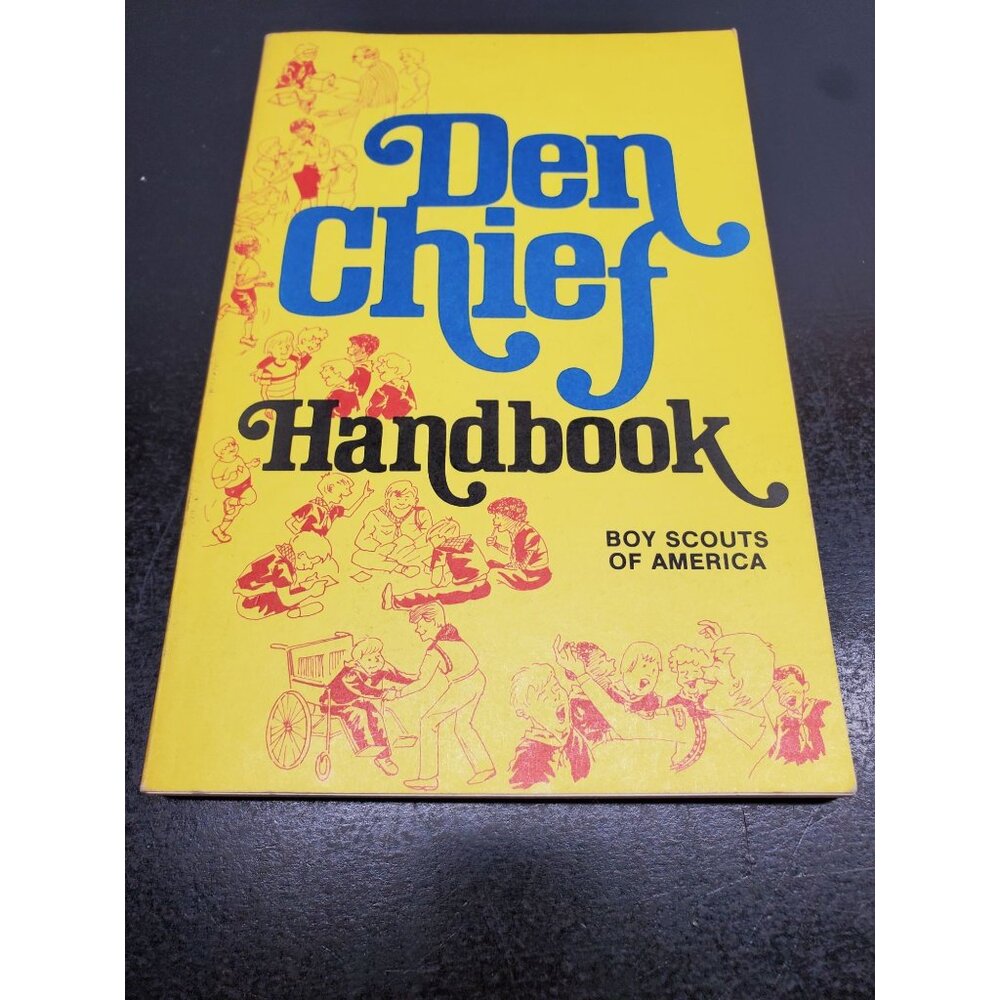 Vintage 1986 Boy‎ Scouts Of America Den Chief Handbook